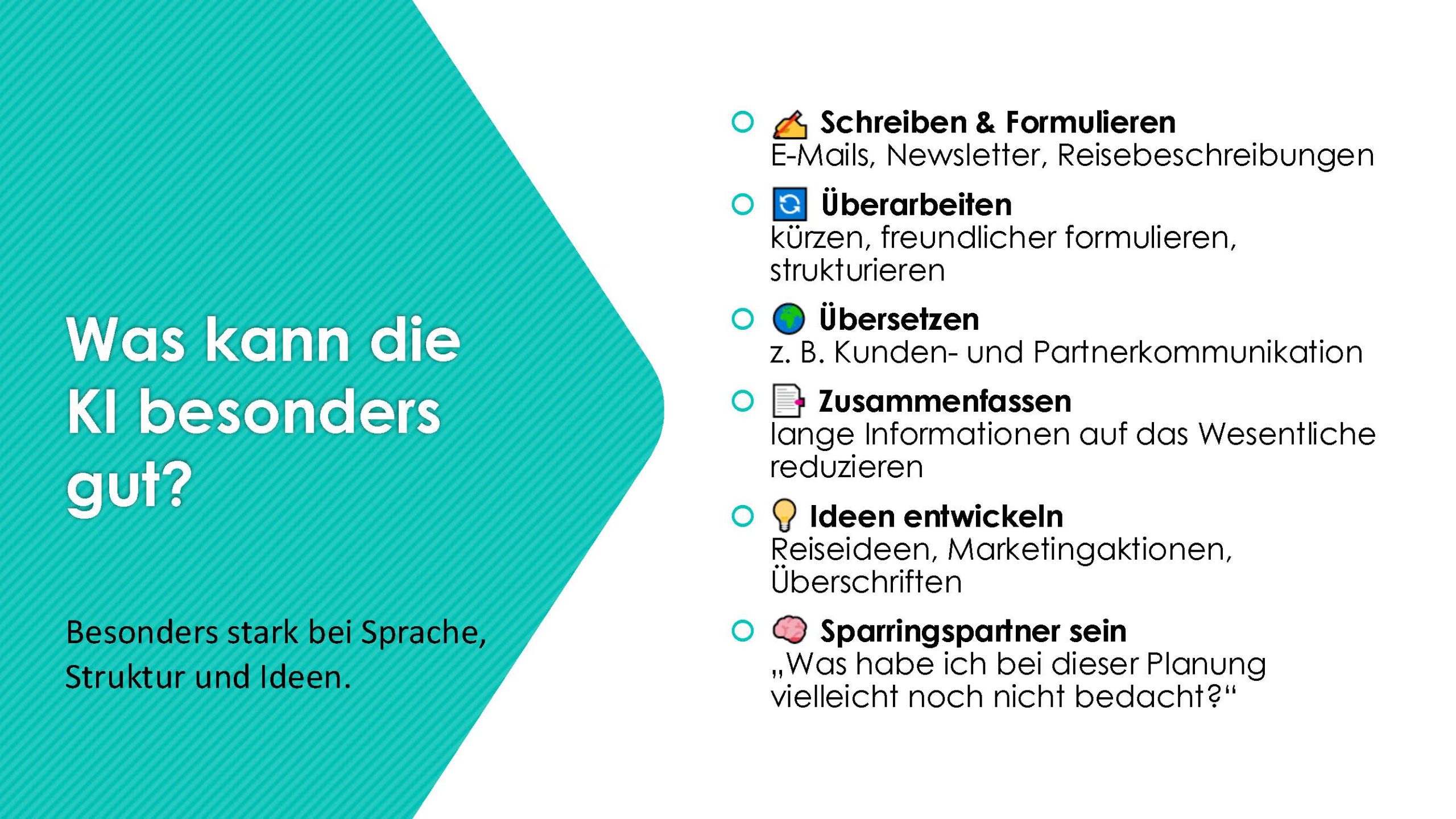 Was kann KI besonders gut?