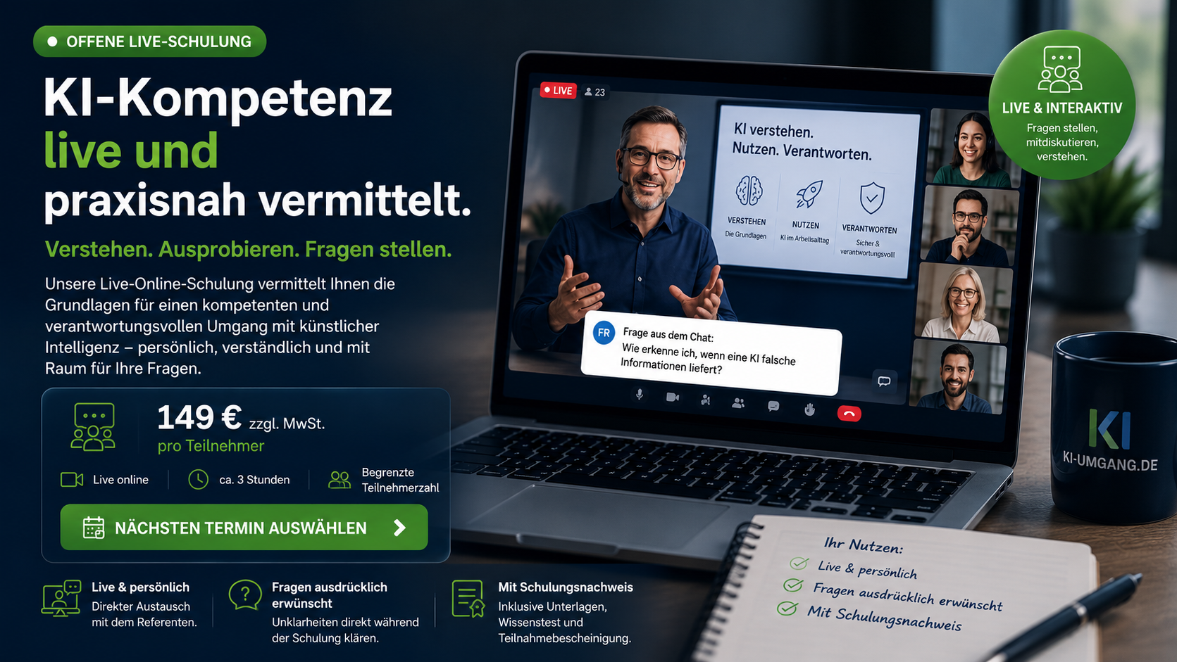 KI Offene Live-Schulung